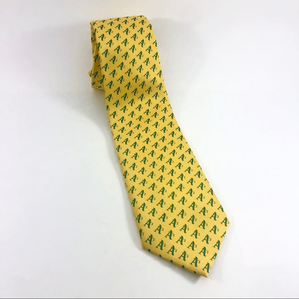 Macy’s Limited Edition Oakland A’s Monogram Tie